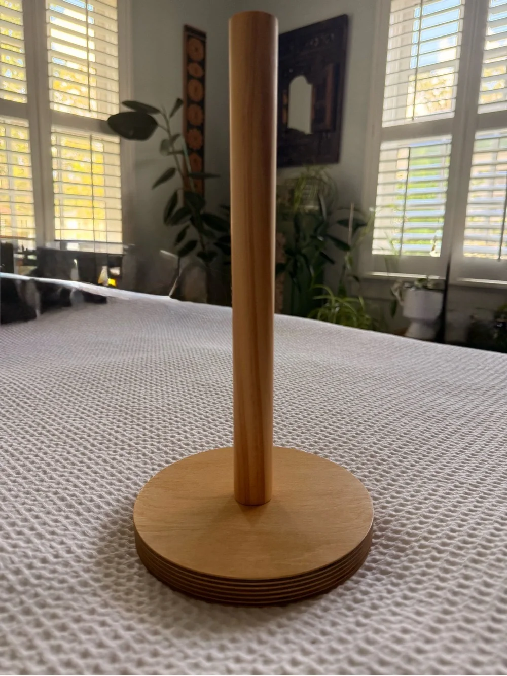 Re-usable paper towels + holder